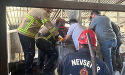 Nevşehir’de Harç Karma Makinesine Düşen İşçi Ağır Yaralandı