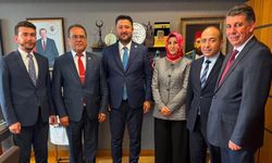 AK Parti Nevşehir Teşkilatı ve Mustafapaşa Belediye Başkanı Mustafa Özer’den Milletvekili Emre Çalışkan’a Ziyaret