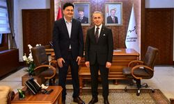 AK Parti Belediye Meclisi Grup Başkan Vekili Eczacı Ahmet Ağır’dan Vali Hüseyin Kök’e Ziyaret