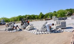 Sadabad Parkı Bocce Volo Sahası’nda Çevre Düzenleme Çalışmalarında Sona Yaklaşıldı