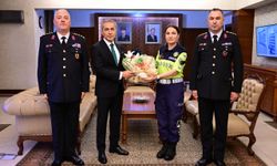 Jandarma Teşkilatının 187. Kuruluş Yıl Dönümünde Vali Hüseyin Kök’e Anlamlı Ziyaret