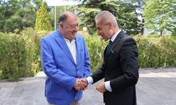 Vali Hüseyin Kök’ten NTSO Başkanı Mehmet Arif Parmaksız’a İade-i Ziyaret