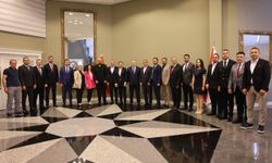 Belediye Başkanı Rasim Arı ve Belediye Meclis Üyelerinden, Emniyet Genel Müdürü Ali Fidan’a Ziyaret