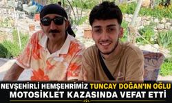 Nevşehirli Hemşehrimiz Tuncay Doğan'ın Oğlu Motosiklet Kazasında Vefât Etti