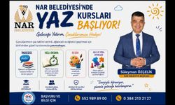 Nar Belediyesi'nde Yaz Kursları Başlıyor