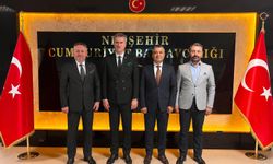Belediye Başkanlarından Nevşehir Cumhuriyet Başsavcısı Adem Çalış'a Hayırlı Olsun Ziyareti