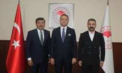 Başkan Güneş ve Başkan Eroğlu'ndan Ankara'da Nezaket Ziyaretleri