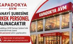 Kapadokya AVM Sanayi Şubesine Erkek Personel Alınacaktır