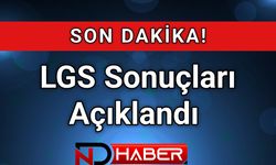 LGS Sonuçları Açıklandı