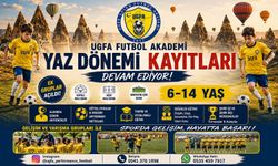 UGFA FUTBOL AKADEMİ'DE YAZ DÖNEMİ KAYITLARI DEVAM EDİYOR