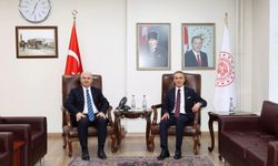 Vali Hüseyin Kök, Konya Valisi İbrahim Akın'ı Ziyaret Etti