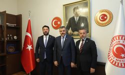 Milletvekilleri Emre Çalışkan ve Süleyman Özgün'den İçişleri Bakanı Mustafa Çiftci'ye Ziyaret