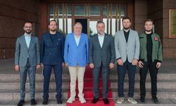 Milletvekili Süleyman Özgün ve Enderun Mühendislik Kulübünden NTSO Başkanı Arif Parmaksız'a Ziyaret