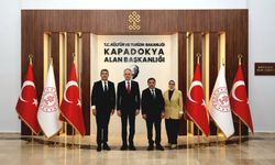 Kültür ve Turizm Bakan Yardımcısı Yazgı, Kayseri Valisi Çiçek ve Kayseri Milletvekili Böhürler Kapadokya Alan Başkanlığı