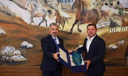 Türk Telekom Genel Müdürü Şahin'den Belediye Başkanı Arı’ya Ziyaret
