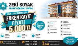 Zeki Soyak Erkek Öğrenci Yurdu'ndan 2026-2027 Dönemine Özel Erken Kayıt Fırsatı