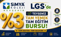 Nevşehir Simya Koleji’nden LGS Başarısına Burs Desteği