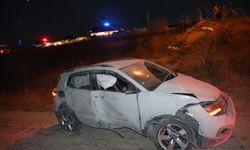 Nevşehir’de Lastiği Patlayan Otomobil Takla Attı: 2 Yaralı