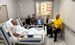 İbrahimpaşa Mahalle Muhtarı Hallav Tuncay Orhan’a Geçmiş Olsun Ziyareti