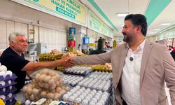 Milletvekili Emre Çalışkan'dan Kapalı Pazar Yeri Ziyareti
