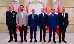 İçişleri Bakan Yardımcısı Bülent Turan, Vali Hüseyin Kök'ü Ziyaret Etti