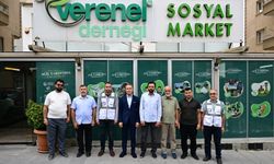 Vali Hüseyin Kök, Verenel Derneği Sosyal Marketi Ziyaret Etti