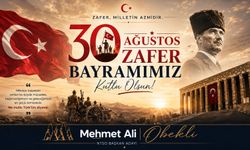 NTSO Başkan Adayı Mehmet Ali Öbekli’den 30 Ağustos Zafer Bayramı Mesajı