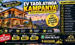 Nevşehir’de Ev Tadilatında Yeni Kampanya: Komple veya Kısmi Yenileme Fırsatı Merlin Yapı Mühendislik'te