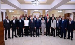 Esnaf ve Sanatkârlar Odaları Birliği’nden Vali Hüseyin Kök’e Ahilik Haftası Ziyareti
