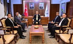 Meteoroloji 7. Bölge Müdürü Denizhan Erol ve Heyetinden Vali Hüseyin Kök’e Ziyaret