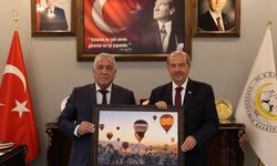 KKTC Eski Cumhurbaşkanı Ersin Tatar’dan Göreme Belediye Başkanı Ömer Eren’e Ziyaret