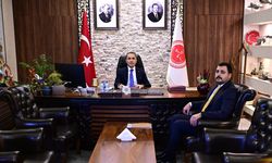 Vali Hüseyin Kök’ten Tolga Balak’a Hayırlı Olsun Ziyareti