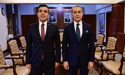 Vali Hüseyin Kök, İl Emniyet Müdürü Sinan Dallı’yı Kabul Etti