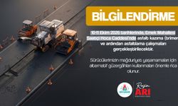 Nevşehir’de Saatçi Hoca Caddesi Bugün Trafiğe Kapalı