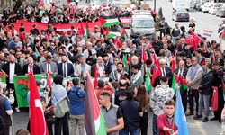 Nevşehir’de Gazze’ye destek yürüyüşü düzenlendi