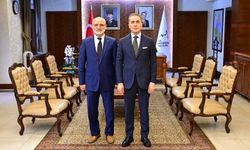İl Müftüsü Olarak Atanan Dr. Hayri Erenay, Vali Hüseyin Kök’ü Makamında Ziyaret Etti