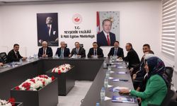 Bakanlık Müfettişleri Başkanlığında İl Milli Eğitim Müdürlüğü Yöneticileri ile Toplantı Yapıldı