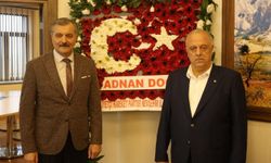 MHP Nevşehir İl Başkanı Adnan Doğu ve Beraberindeki Heyetten NTSO Başkanı Mehmet Ali Öbekli’ye Ziyaret