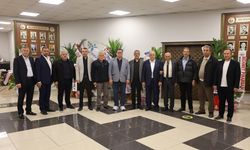 İYİ Parti İl Başkanı Ömer Ay'dan NTSO Başkanı M. Ali Öbekli ve Meclis Başkanı Talip Aldemir'e Tebrik Ziyareti