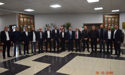 NEVESOB Başkanı Pınarbaşı ve Oda Başkanlarından Öbekli’ye Hayırlı Olsun Ziyareti