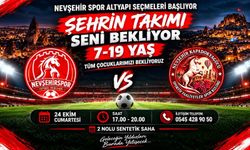 Nevşehir Spor Altyapı Seçmeleri 24 Ekim Cumartesi Günü Yapılacak