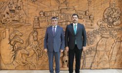 İl Özel İdaresi Genel Sekreteri Balak’tan Rektör Aktekin’e Ziyaret