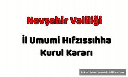 İl Umumi Hıfzıssıhha Kurulunun, Sinema Salonlarının Faaliyetlerinin Ertelenmesi İle İlgili Kararı