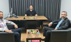 Nevşehir BBP İl Başkanı Ramazan Kalkan ve Alperen Ocakları Başkanı Ayhan Arkaz'dan ND Haber'e Hayırlı Olsun Ziyareti