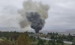 Sulusaray Yolunda Konteyner Yangını