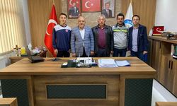 Şampiyondan Başkan Aksoy'a Ziyaret