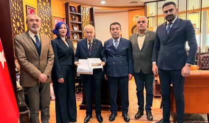 MHP Lideri Devlet Bahçeli'ye Hacıbektaş'taki Arıcı Baba Türbesi Restorasyonunun Sunumu Yapıldı