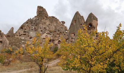 Kapadokya'daki Renk Cümbüşü Dron ile Görüntülendi