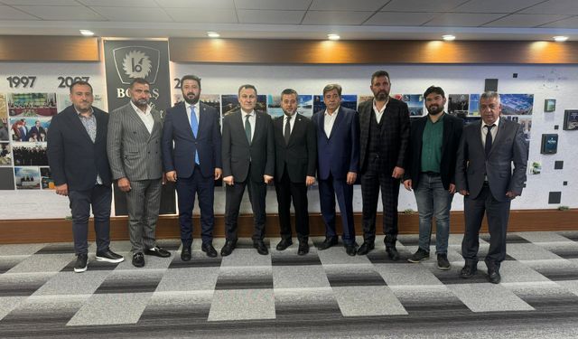 Milletvekili Özgün, Çalışkan ve Boğaz OSB Yönetimi BOTAŞ Genel Müdürlüğü'nü Ziyaret Etti