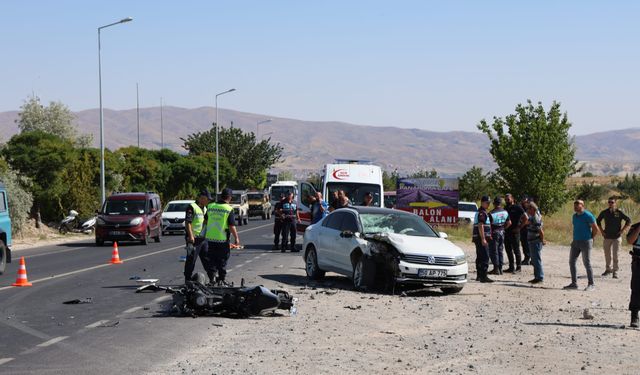 Nevşehir'de Motosiklet ile Otomobil Çarpıştı: 1 Ölü